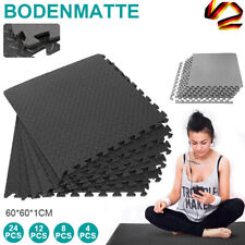 4/8/12/24stk 60 x 60cm Bodenmatte Puzzlematte EVA Unterlegmatte Bodenschutzmatte