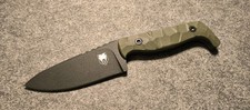 CobraTec Kingpin G10 OD Green EDC Messer, neuwertig aus Sammlung