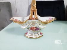 Dresden Porzelan Blumen Korb