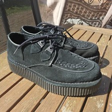 New Rock M.CRP001-S3 Creepers Schwarz Gr.41 Wildleder
