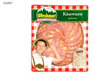 Wiesbauer Käsewurst gebraten