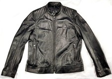 Belstaff  V-Racer-Gangster-Jacket Schwarz Elite-Luxus-Lederjacke Gr.56 XXL