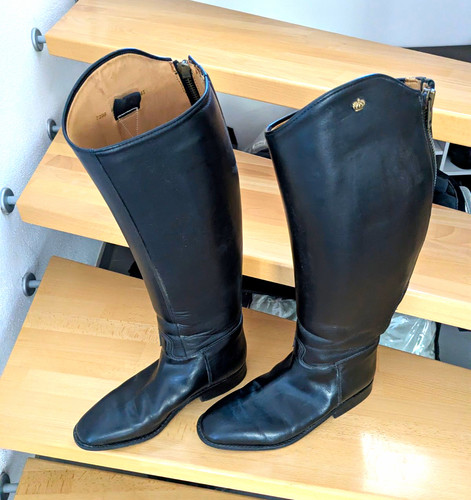 Königs leder reitstiefel - leder-reitstiefel, gr