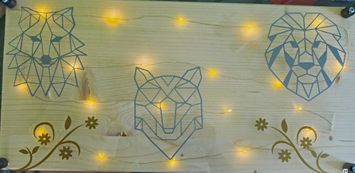 Geometrisches wandtattoo set - geometrisches,