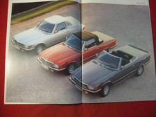 Mecedes -Benz 280 SL - 380 SL - 400 SL - Original Prospekt 1980 !!