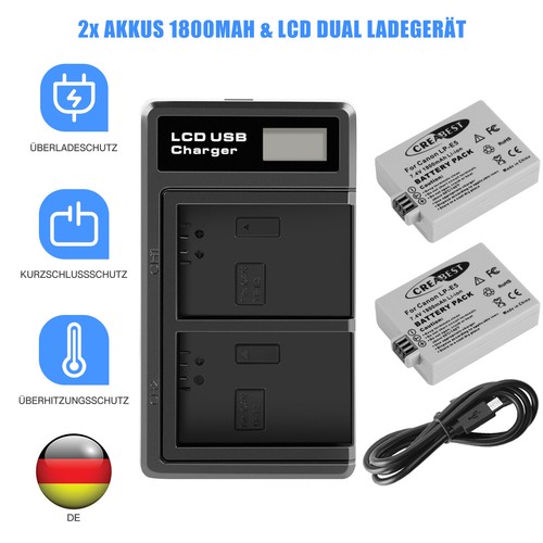 1800mah akku für - 2x,