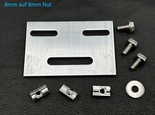 Kreuzverbinderplatte Kreuzplatte Alu Solar PV Kreuzverband Montageprofil DIVERSE