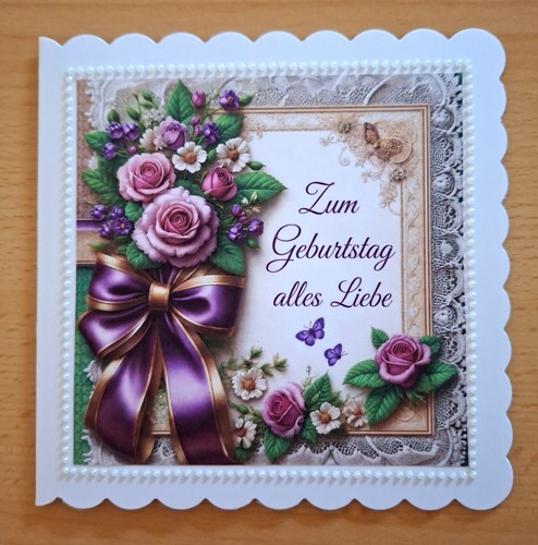 Grusskarte blumenstrauß - 3d-grusskarte, °blumenstrauß