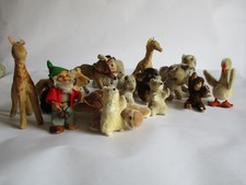 16 x ALTE STEIFF TIERE ESEL