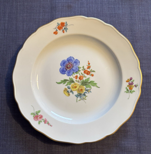 Meissen porzellan teller mit - porzellan,