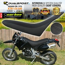 Seat cover, Sitzbezug passend für KTM LC4 620, 625,640 b.j. 98-04 CARBON by DSFX