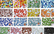 200g Soft-Glas Mosaiksteine