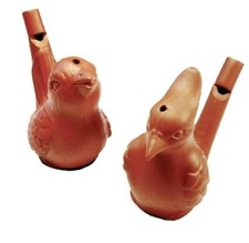 Goki Vogelwasserpfeife aus Ton