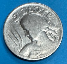 Polen 2 Zlote Zloty 1925 OHNE