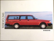 Volvo 240 Kombi Prospekt Brochure von 1992, 38 Seiten französisch