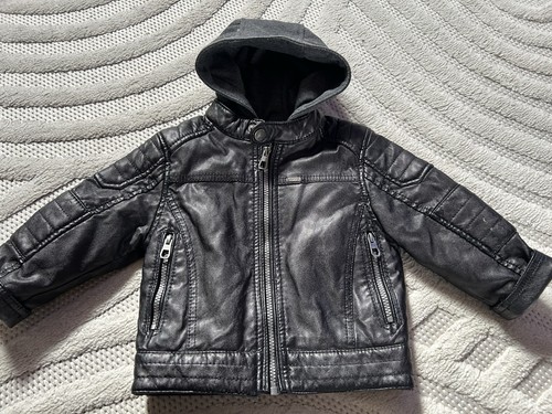 Lederjacke junge schwarz mit - junge,