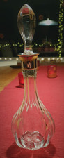 Kristallglaskaraffe  mit 925er
