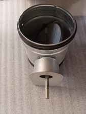 Absperrklappe Drosselklappe NW 140 mm mit Lippendichtung, Lüftung Wickelfalzrohr