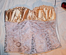 gold/silberne Korsage corsage