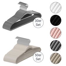 Kleiderbügel Bügel Samt Samtbügel Set 30 50 Stück schmale rutschfest Juskys®