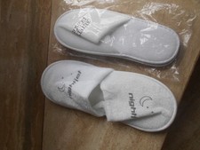 2  Paar Hotelslipper Slipper Hausschuhe Hotelschuhe Gästeslipper 28 cm und 29 cm