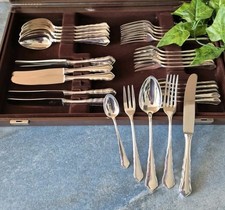 WMF Modell 2100 Chippendale 30 Teiliges Dessertbesteck 90g versilbert Nr. 1 