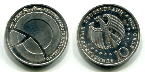 Euro brd 2010 silber - f,