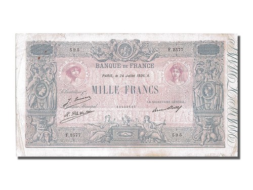 Geldschein frankreich 1000 - geldschein,,