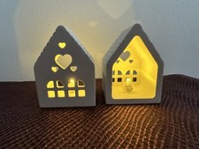 Lichterhäuser 2 Stück klein