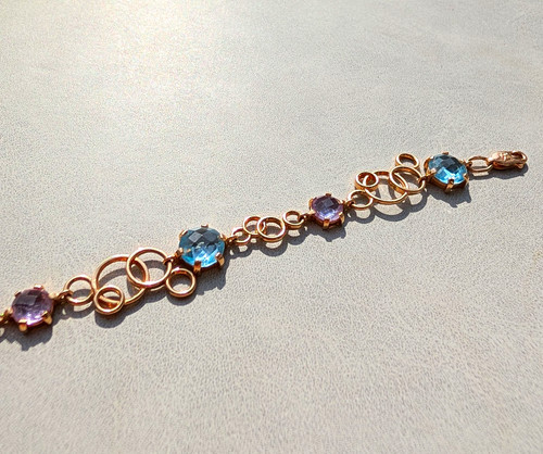 Karat rotgold armband kette - rotgold,