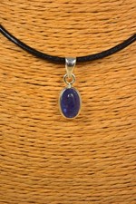 Tansanit Anhänger 925er Kette