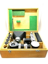 Mikroskopkamera Meopta Opema II Set in a wooden box sehr selten / very rare