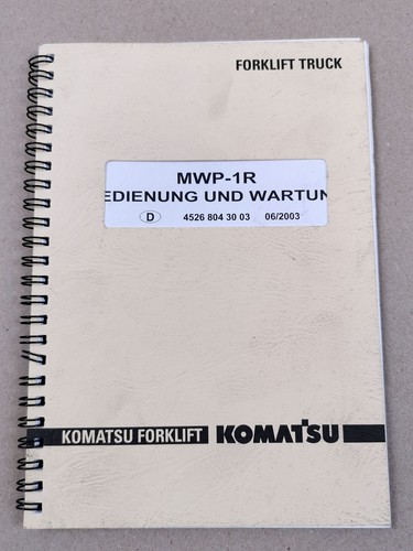 Komatsu mwp gabelstapler - komatsu, mwp-1r