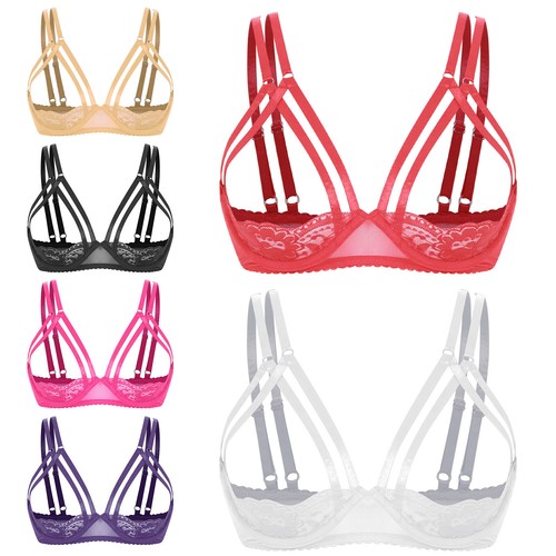 Damen spitze offene brust - de,
