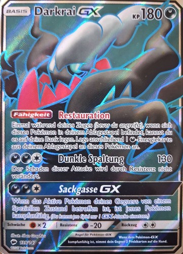 Pokemon karte darkrai - karte,