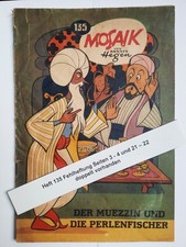 Mosaik 135 Digedags Hannes Hegen Original Fehldruck Fehlheftung Rarität 