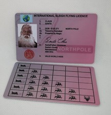  Weihnachtsmann Flugschein