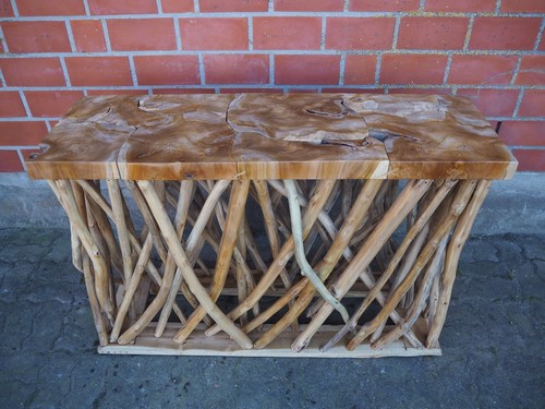 Teak ablage kommode - ablage,