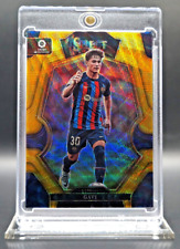 Gavi /10 Panini Select La Liga Soccer Mezzanine Gold Wave Prizm FC Barcelona