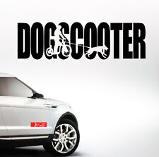 Auto Aufkleber DOGSCOOTER