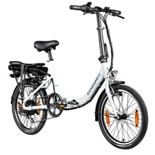Zündapp Z110 Klapprad Elektrofahrrad E Bike 20" 250W Pedelec weiß 33cm B Ware