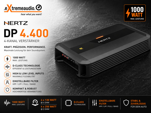 Hertz 400 4 kanal - hertz, dp