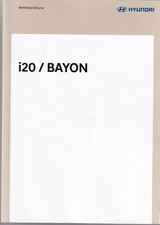 HYUNDAI  i20 Bayon Bedienungsanleitung 2024 Betriebsanleitung Handbuch BA