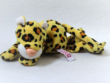 Nici Leopard liegend ca. 25 cm gelb Stofftier Plüschtier Kuscheltier (T198)