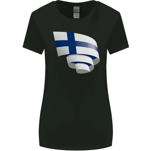 Curled finland flag finnish - curled,