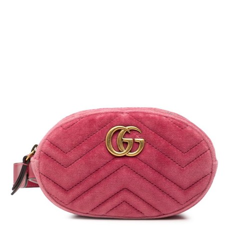 Gucci marmont pink velvet - gg,