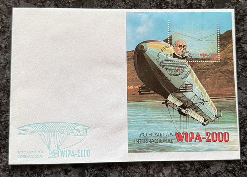 Brief mit block zeppelin - zeppelin, zur