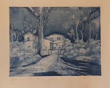 Radierung Horst Uhlemann