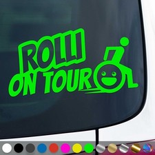 Wheelchair user sticker