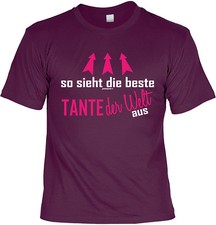 Tante Sprüche T-Shirt - Geburtstag Shirt Tante - Schwangerschaft werdende Tante